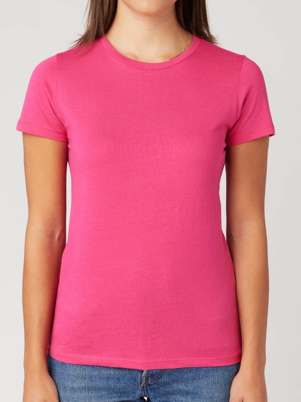 A New Day Coral Pink Short Sleeve Cotton Tee